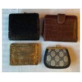 Gucci Canvas & Leather Coin Purse and 3 Wallets