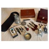 Wine & Cheese Tools with Wood Cases