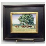 Linda M. Epstein Oil on Canvas In the Shade