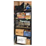 Garage Shelving Unit with Stanzel ElectroJet Toys,