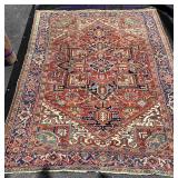 1920s Heriz Persia Rug 125 x 95 ins.
