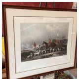 Framed The Old Berkshire Hunt Fox Hunting Print