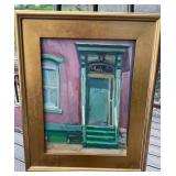 William Pfahl Plein Air Painting Green Door Pittsb
