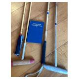 2 Cane & 2 Bamboo Polo Mallets with 1991 US Polo A