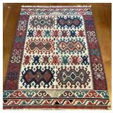 Turkish Kilim Flat Weave Rug 76 x 51 ins.