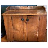 19th-Century Country Pine Dry Sink Cabinet