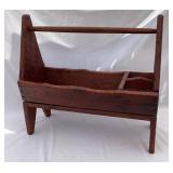 Primitive Wood Farrier/Tool Box, 26 x 11 x 24 ins.