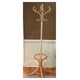 Wooden Coat Rack 76 ins. in Height, Rotating Top