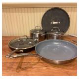 Green Pan Cookware & J A Henkels Pan with Lid