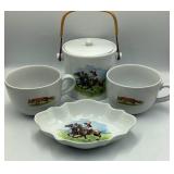 The Huntsman Polo Scene Bone China Set, England