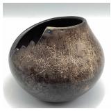 Pat Wilson Studio Pottery Vase 4 ins. Tall