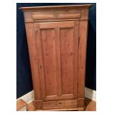 Solid Pine Wood Jelly Cabinet with Locking Feature