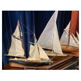 3 Model Boats: Snoopers & Pen Duck Yacht