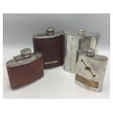 Sheffield Mint Pewter & Stainless Steel Flasks, 19
