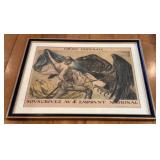 1918 Jules-Abel Faivre French WWI Poster