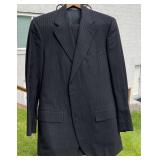 Brooks Brothers Custom Gray Pinstriped Suit, 1980