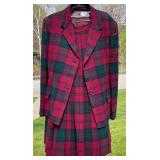 Brooks Brothers Womenï¿½s Plaid Tartan Jacket & Skir