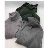 Izod, J Peterman & L.L. Bean Turtleneck Sweaters,