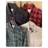 Viyella Long Sleeve Plaid Shirts Large & Medium