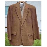 Brooks Brothers Camel Hair Tweed Jacket & Suede Ve