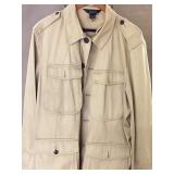 J. Peterman Size Large 100% Cotton Jacket