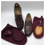 Stuart & Laud Brown Leather Shoes Size 10-1/2 D wi