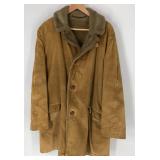 Mighty Mac Mustard Corduroy Fleece Jacket with Lea