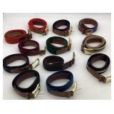 12 Mens Casual Belts by Torino & Crookhorn