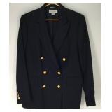 Brooks Brothers 100% Wool Black Double Breasted Bl