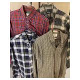 3 Viyella & Orvis Button-Down Shirts Size Medium