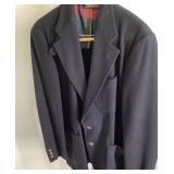 Brooks Brothers Navy Blue Wool Twill Blazer