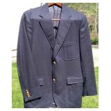 Brooks Brothers Navy Unlined Jacket with Gold Butt