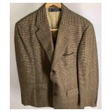Brooks Brothers Tweed Houndstooth Check Blazer