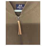 Willis & Geiger 100% Wool Zip-Up Sweater Size Medi
