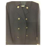 Brooks Brothers 100% Pure Wool Navy Maxi Coat