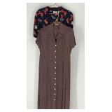 Liz Claiborne (Size 16) Navy Floral & Christopher