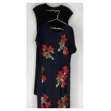 Jones of New York Black V Neck Dress size 14 & LA
