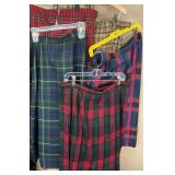 5 Pendleton Wool Plaid Skirts Size 14ï¿½18