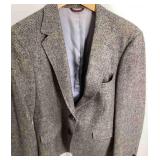 Jos. A. Bank Gray Herringbone Blazer, Size 14