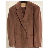 Brown Corduroy Jacket, Vest, and Pants Set