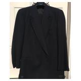 Giorgio Armani LE Collezioni Navy Pinstriped Suit