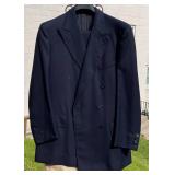 Anderson & Sheppard Blue Double Breasted Suit, Sav