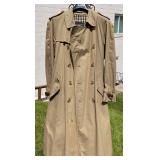 Burberrys Made in England 100% Cotton Trench Coat