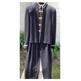 St John Collection Knit Womenï¿½s Suit Black & Gold