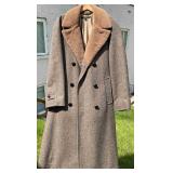 Brooks Brothers Wool Herringbone Overcoat