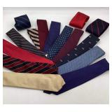 15 Mens Silk Ties by Bloomingdales, Sutton East, B