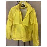 Eddie Bauer Womenï¿½s Yellow Nylon Rain Jacket Size