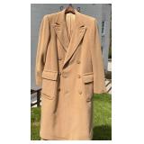 Mens Polo Camel Colored Overcoat R39