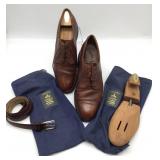 Brooks Brothers Brown Leather Shoes & Belt