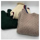 3 Handmade Sweaters by Ginny Bennett